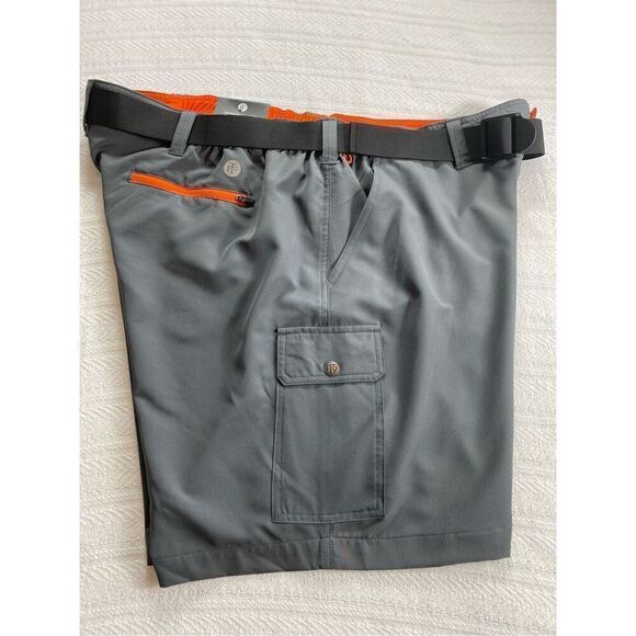 FLATWOOD THREADS Men's XXLARGE (44/46) Cargo Shorts. - GRAY - Picture 8 of 10